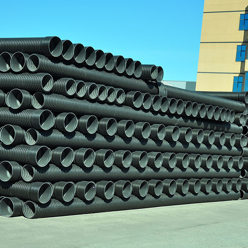 环刚国标正八级HDPE双壁波纹管 市政管【生产厂家】
